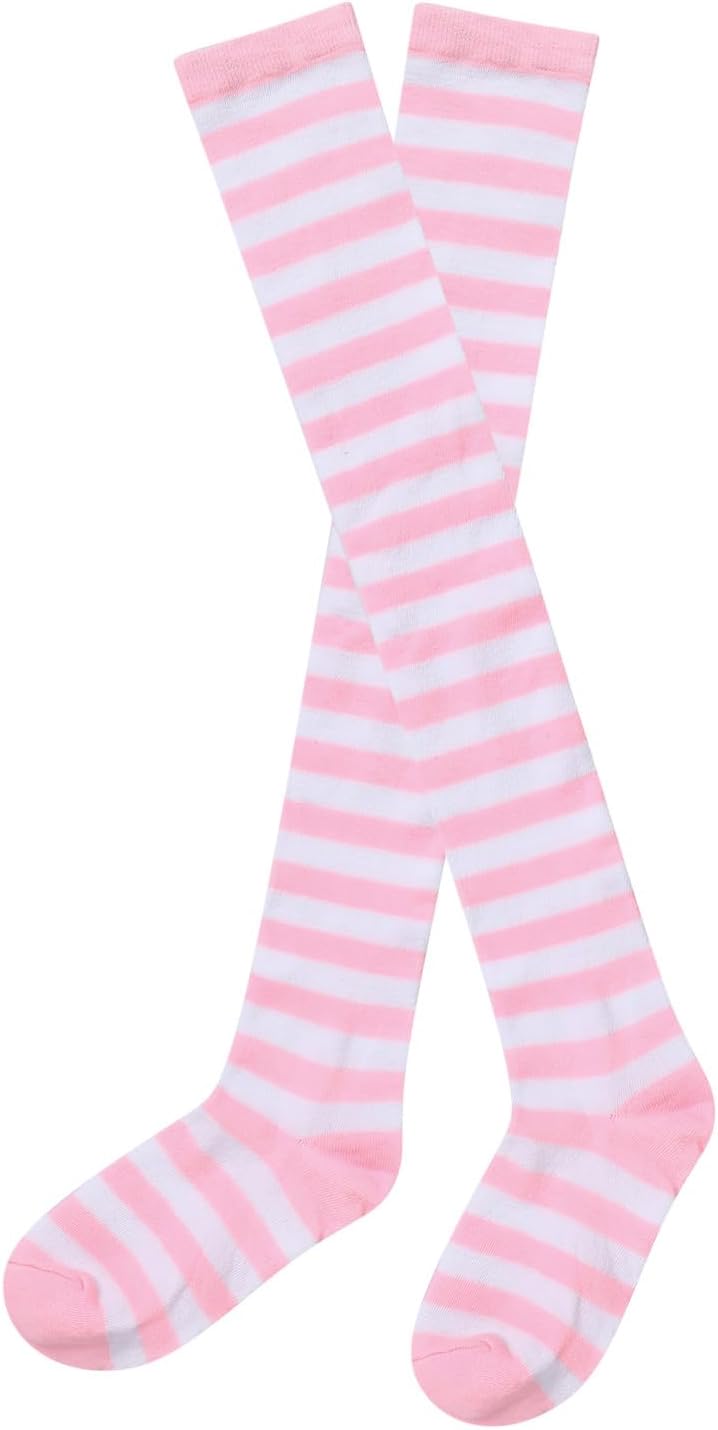 ABAFIP Women Cute Kawaii Anime Lingerie set Halter Strap Micro Bra Tiny Panty Garter Belt Striped Stockings 4Pcs Underwear - Image 3